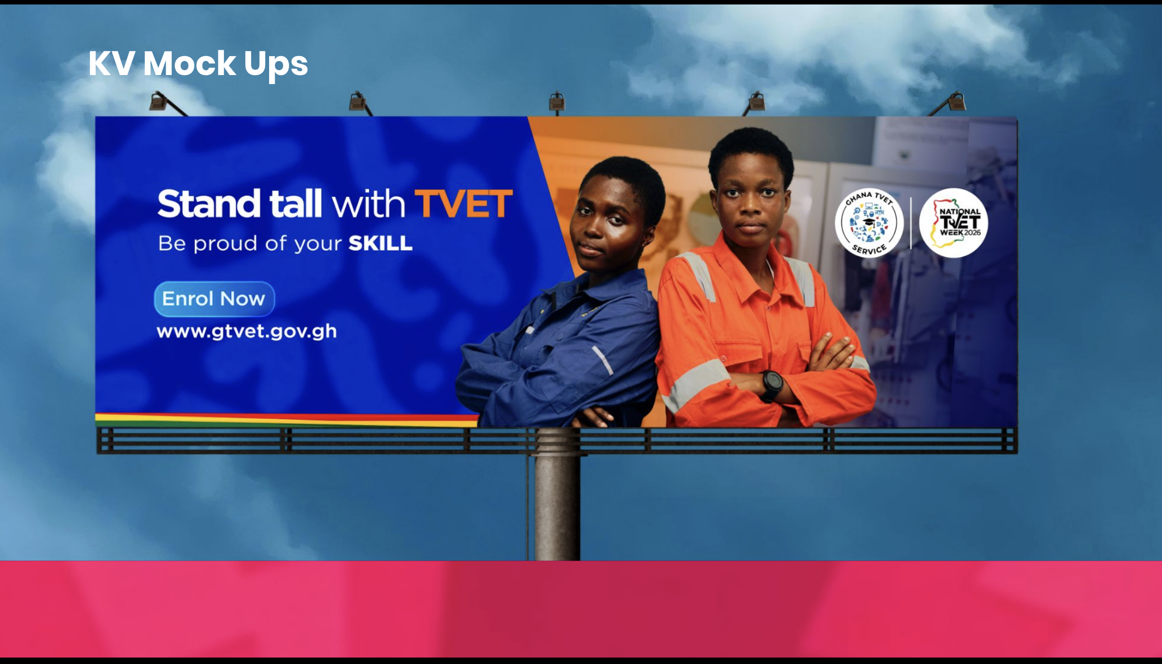 Ghana TVET Service social media post.